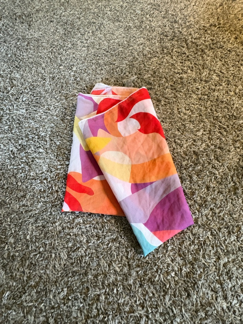 Colorful Abstract Pattern Swim Wrap - Vibrant Multicolor